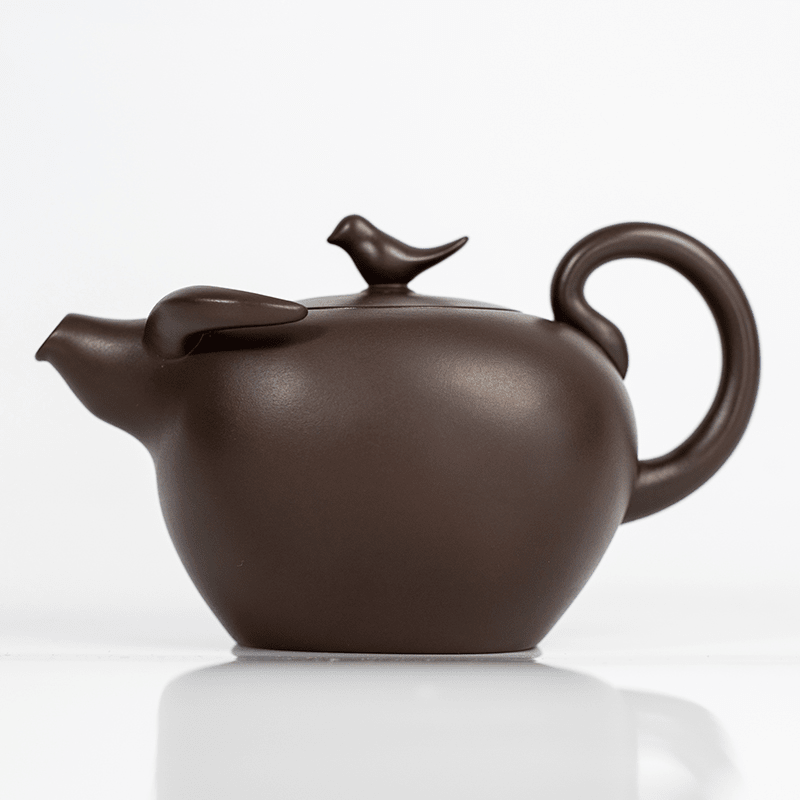 天福茗茶（TenFu’s TEA）茶具 陆羽紫砂扭转新运（牛）壶 茶具 约200cc 扭转新运(牛)壶 101mL(含)-200mL(含)