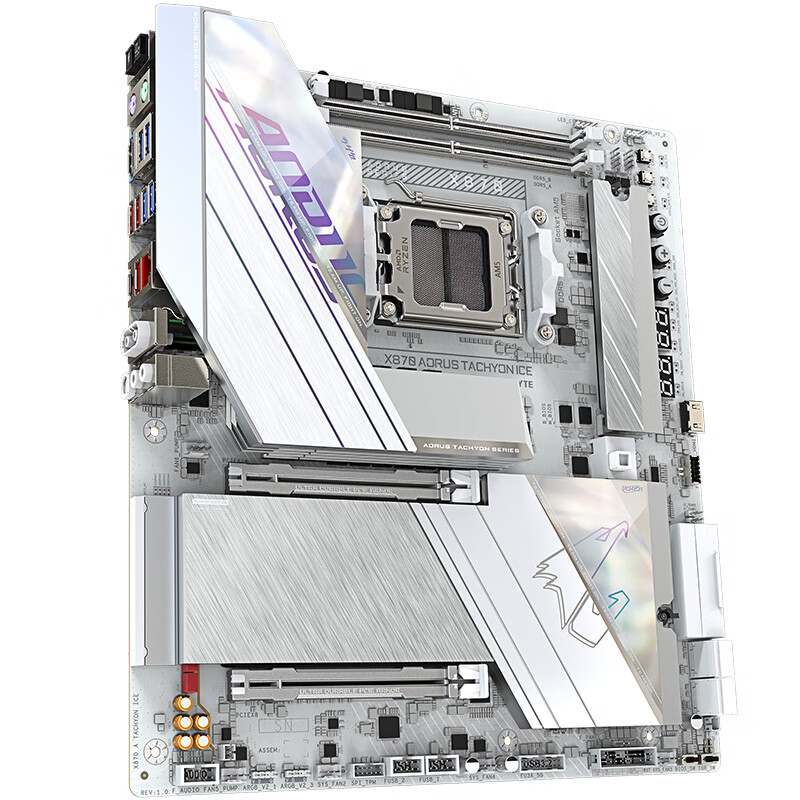 技嘉 冰雕X870 AORUS TACHYON ICE WIFI7钛DDR5 图 6