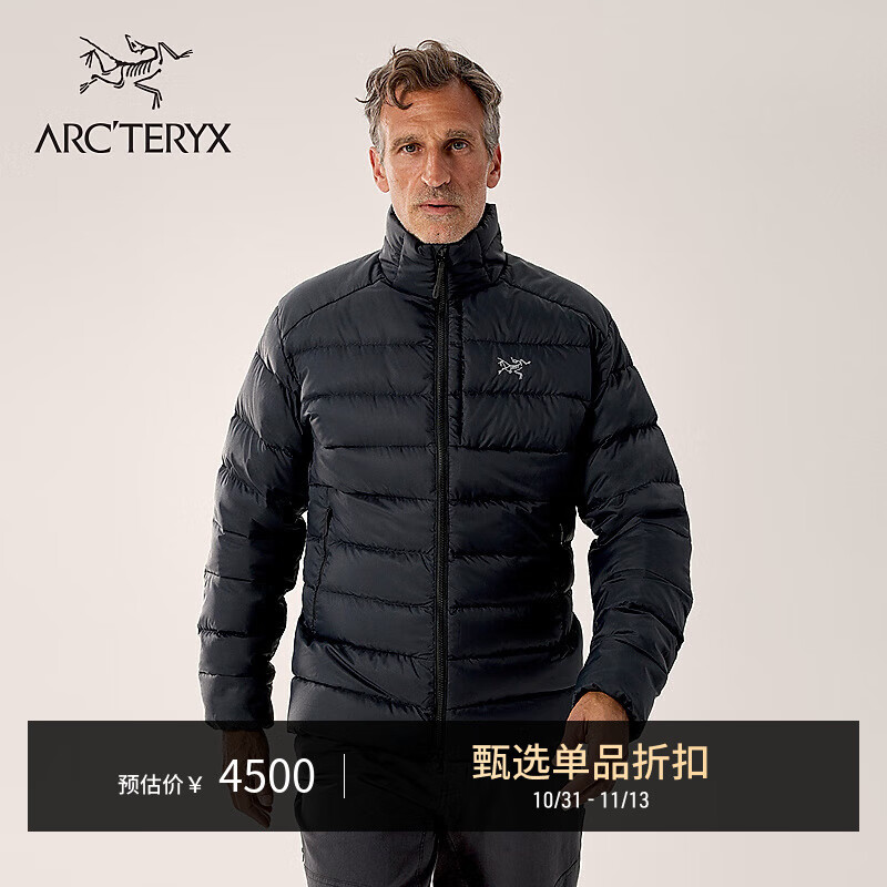 ARC'TERYX始祖鸟 THORIUM JACKET 保暖 男子 羽绒夹克 BLACK/黑色 M
