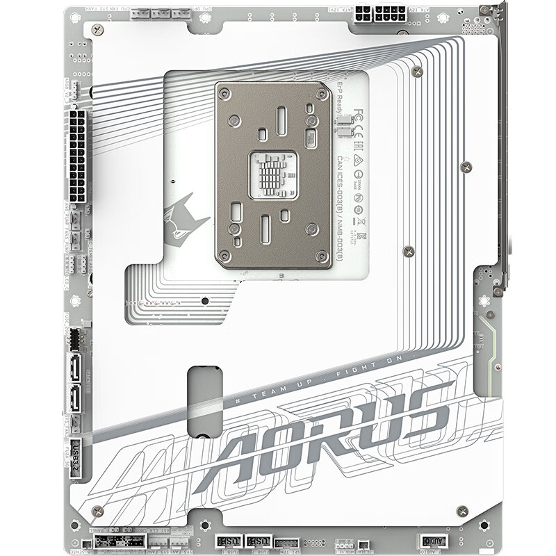 技嘉 冰雕X870 AORUS STEALTH ICE WIFI7背插DDR5 图 9