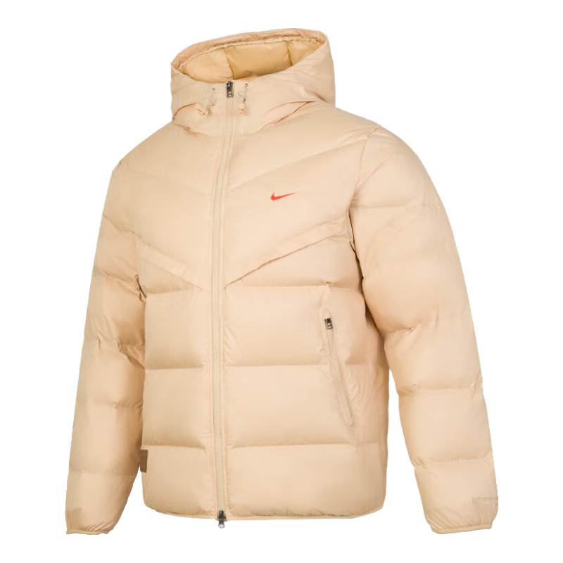 耐克（NIKE）官方 短款羽绒服男 WR风行者背标冬新款户外连帽保暖防风夹克外套 HQ4183-233 650蓬松度 85%含绒量 L 建议135-150斤