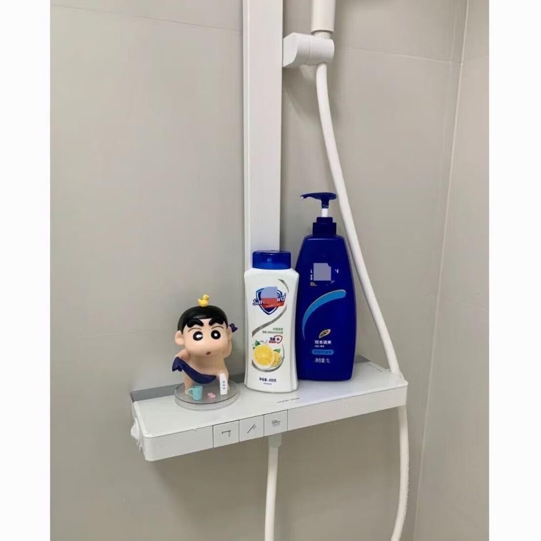 蜡笔小新正品潮玩具手办洗澡系列桌面摆件动漫周边男女生日礼物 洗澡小新+配件10CM【顶配版】