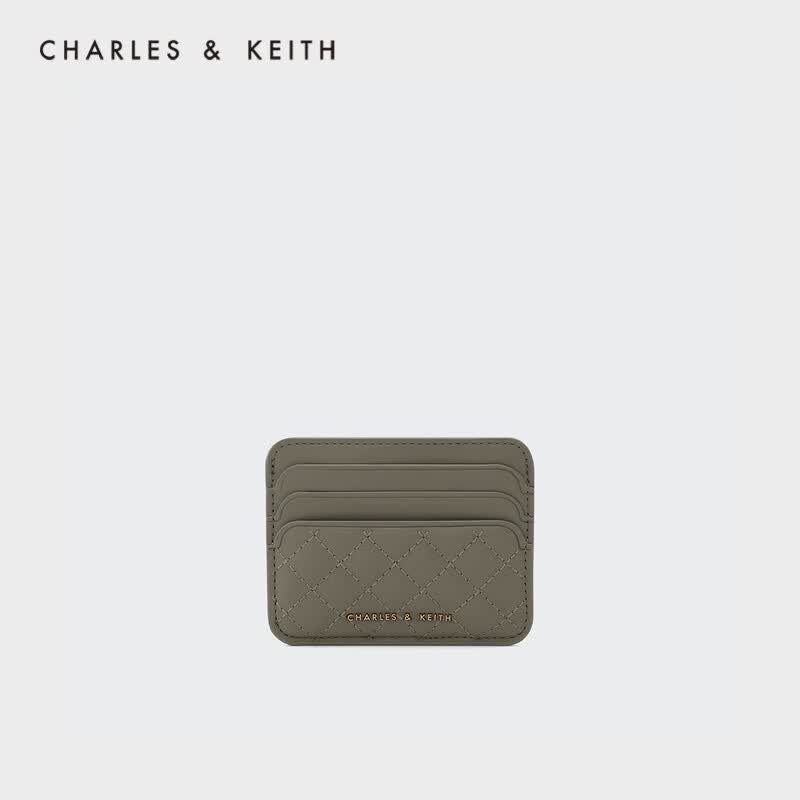 CHARLES&KEITHCK6-50680926包包女包菱格迷你卡包钱包 Taupe灰褐色 XXS属于什么档次？