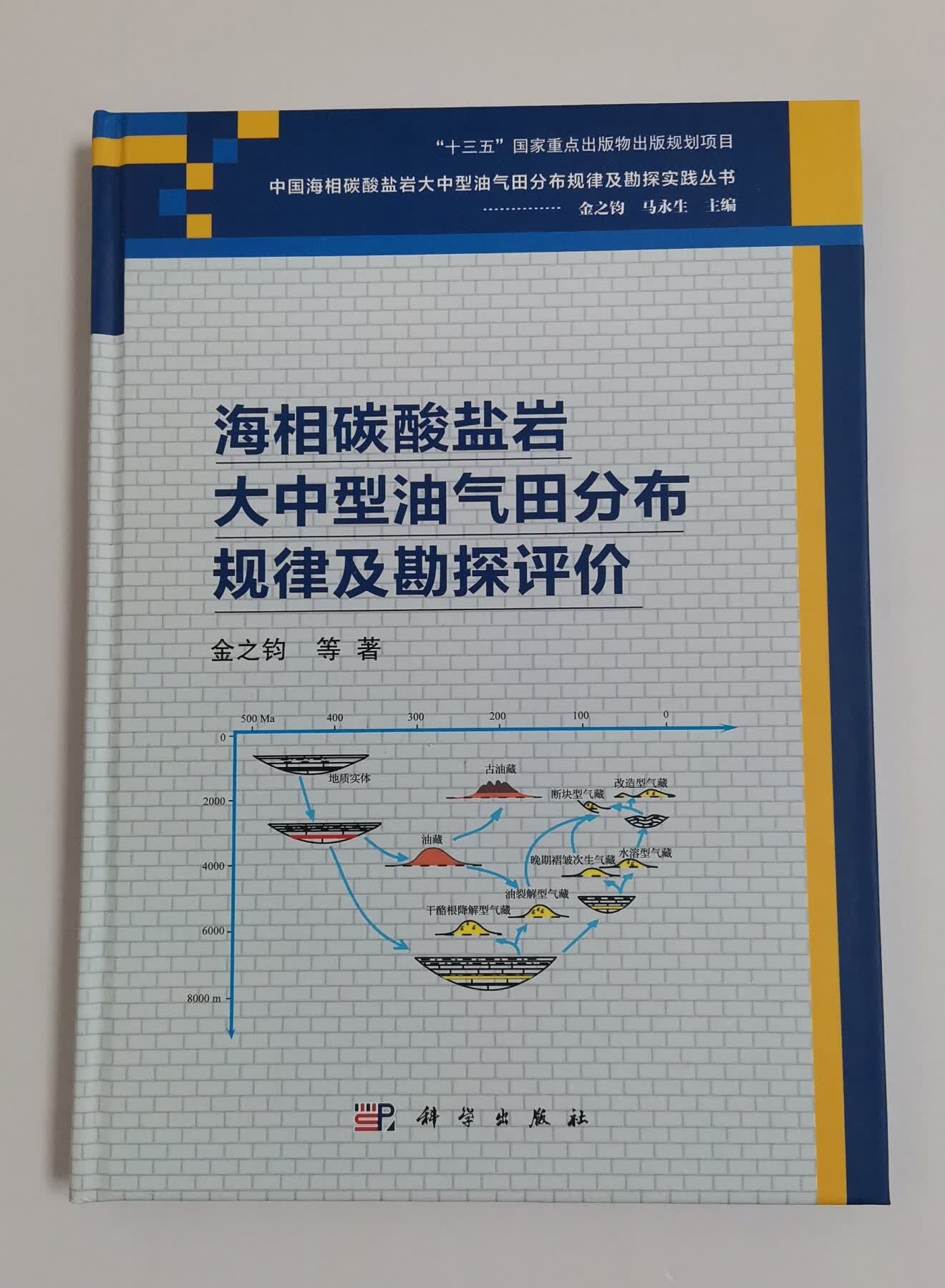 海相碳酸盐岩大中型油气田分布规律及勘探评价【精装】 金之钧等著 科学出版社二手书