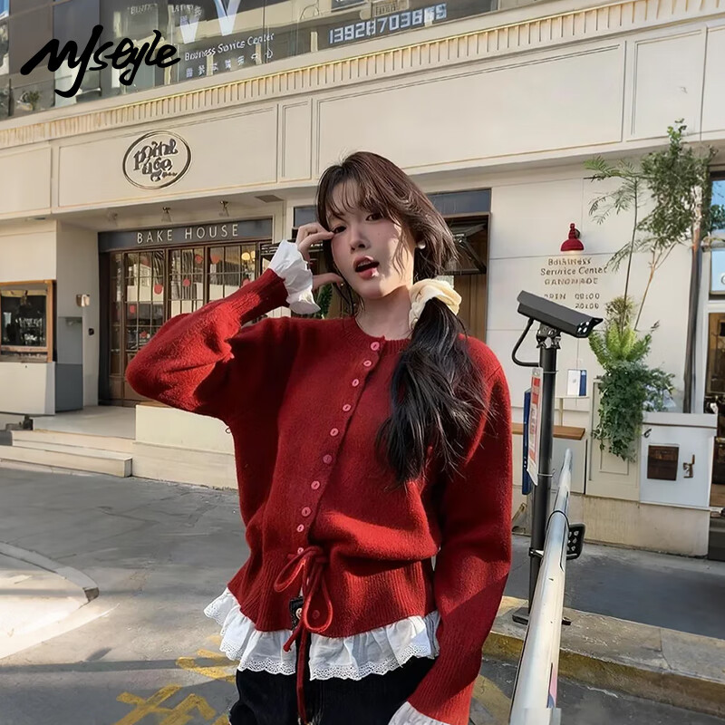 ڲMJ STYLE˿֯ɫëŮ2026ﶬСӶ̿ 89.8Ԫ