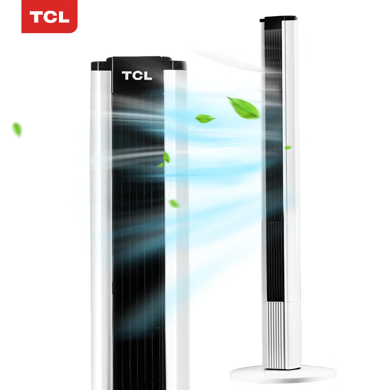 TCL电风扇塔扇无叶风扇落地扇便携1.1米 机械款TFZ10-19CDL