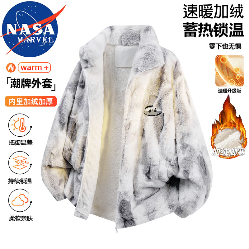 ���ڲ�����NASA MARVEL�������ﶬ�п���������׼��ޱ�ů���ƼӺ����¿� ��ɫ���� L 259Ԫ