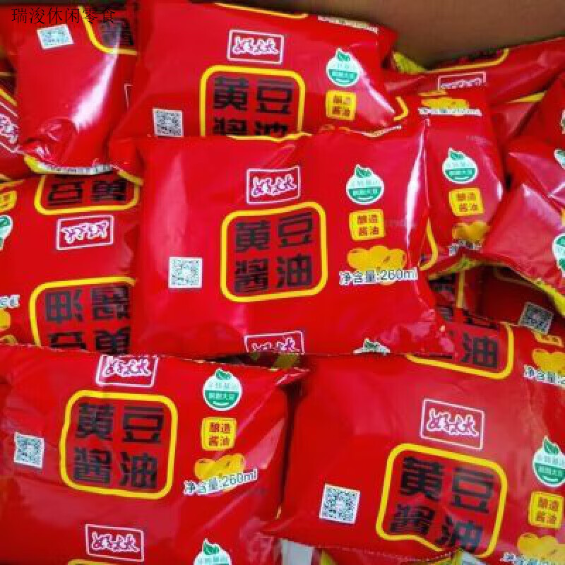 好太太黄豆酱油260毫升8包酿造酱油炒菜调馅好太太黄豆酱油260毫 *8包