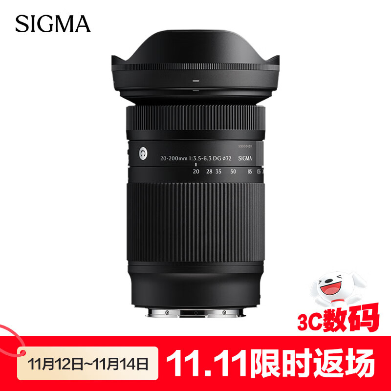 ������SIGMA��20-200mm F3.5-6.3 DG��Contemporary ȫ����΢�� һ�������� ���η�⣨L���ڣ�
