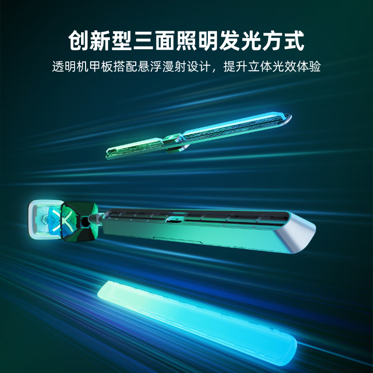 GOVEE LIFE谷纬智能 科幻风电竞房装饰桌搭电脑摆件游戏rgb幻彩氛围灯柱礼物 桌面幻彩灯柱【一对】