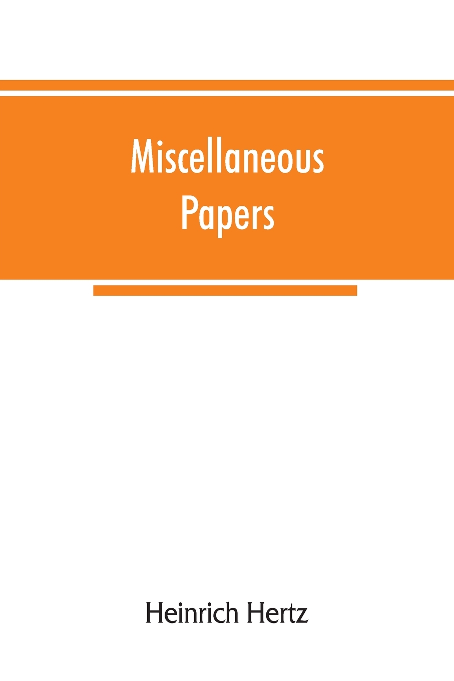 预售 按需印刷miscellaneous papers