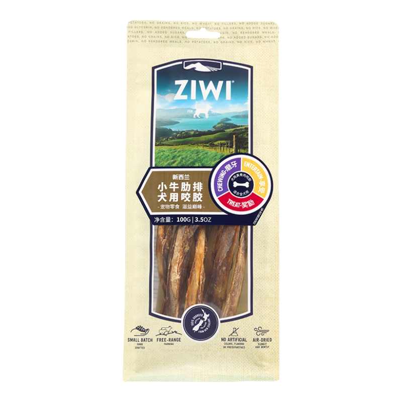 �����۷壨ZIWI��������ԭװ���ڹ���ʳ���Сţ��������ĥ������ͷȮҧ����� Сţ����100g