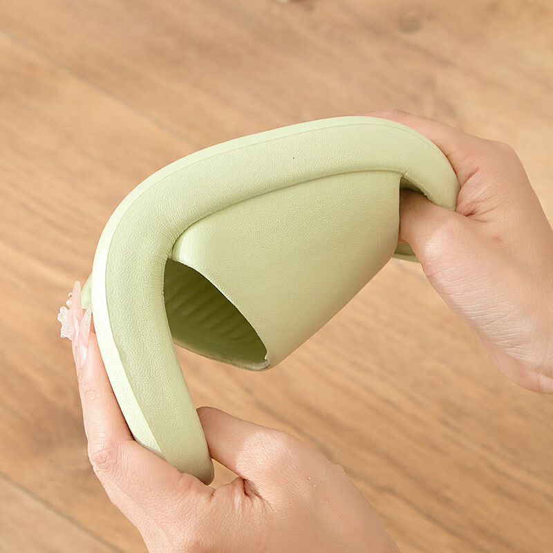 【严选】eva新款拖鞋女室内家居踩屎感家用防滑浴室凉拖男士夏季 粉色 36 鞋码-37建议35-脚