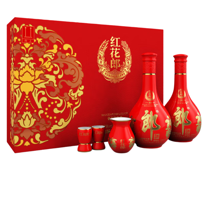 LANGJIU/�ɾ� �컨�ɾ� ��ʮ 53�� ������ 500ml 2ƿ 489Ԫ