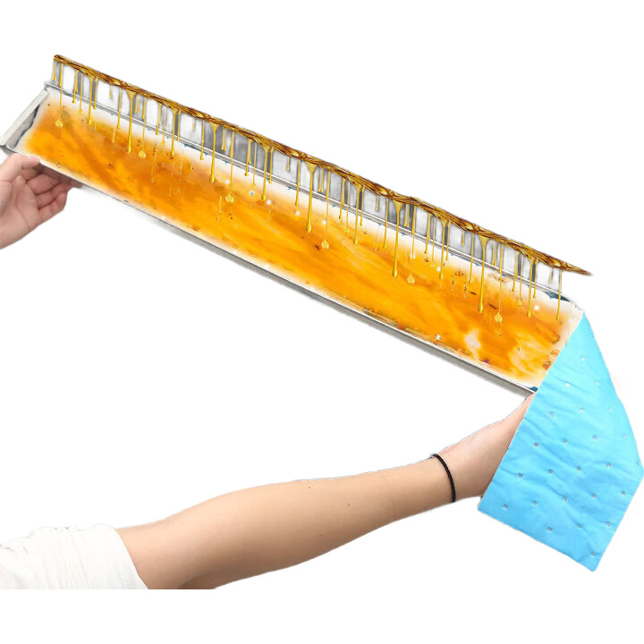 油烟机吸油棉厨房家用接油槽专用吸加厚防油贴油烟机吸油棉条通用 【2包】20片装（90*7）