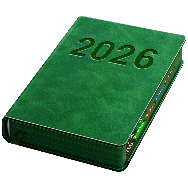 ��ֵ 2026���ճ̱�365��Ч���ֲ�ÿ�ռƻ������˱�����������־���±ʼǱ�������칫������ ī��ɫ