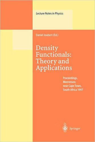 预订 density functionals: theory and applications