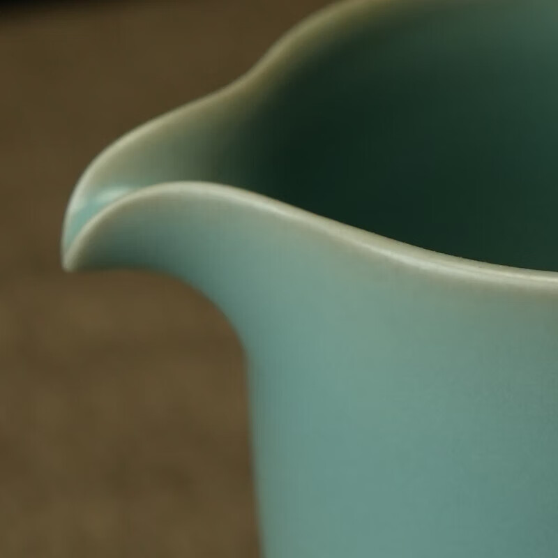 汝誉天下汝窑茶杯公道杯直口公杯清凉寺汝瓷汝州纯手工天青冰裂纹开片 清风公杯(清凉寺汝官窑)