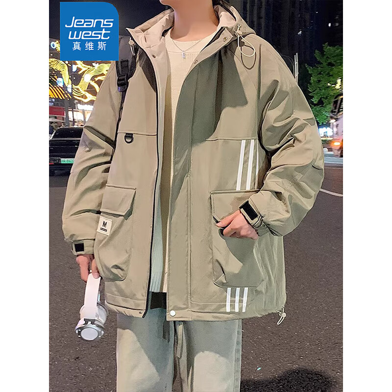 ���ڲ�������ά˹��Jeanswest���ﶬ���޷�������ʿ������ñ����������Ӻ�ӷʼӴ���װ�������� ����ɫ ������ 6XL ����210-230�� 118Ԫ