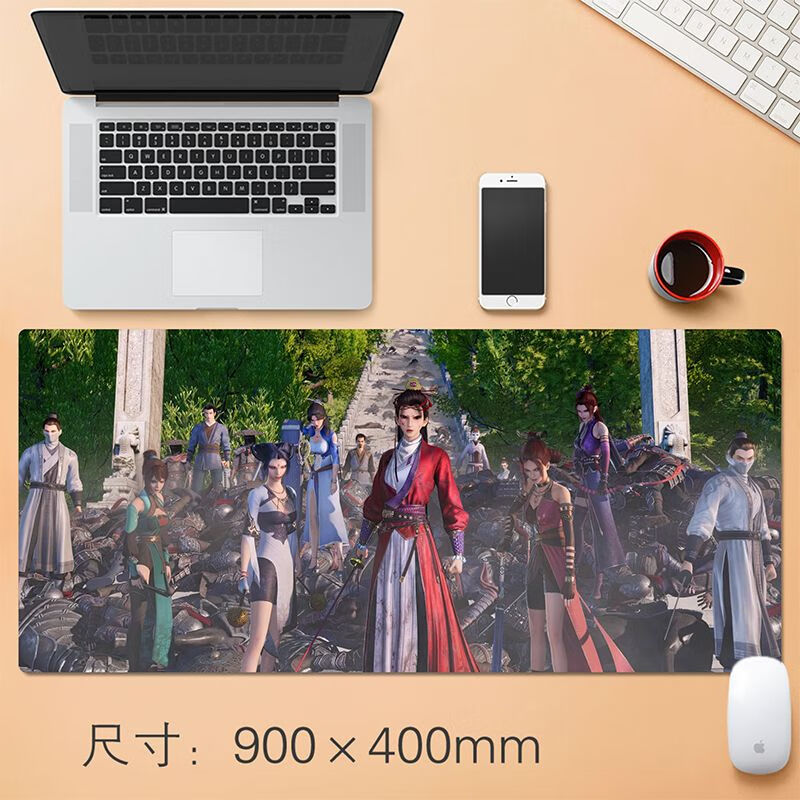 若森女帝鼠标垫画江湖之不良人超大号岐王李星云动漫男键盘垫电竞 ta