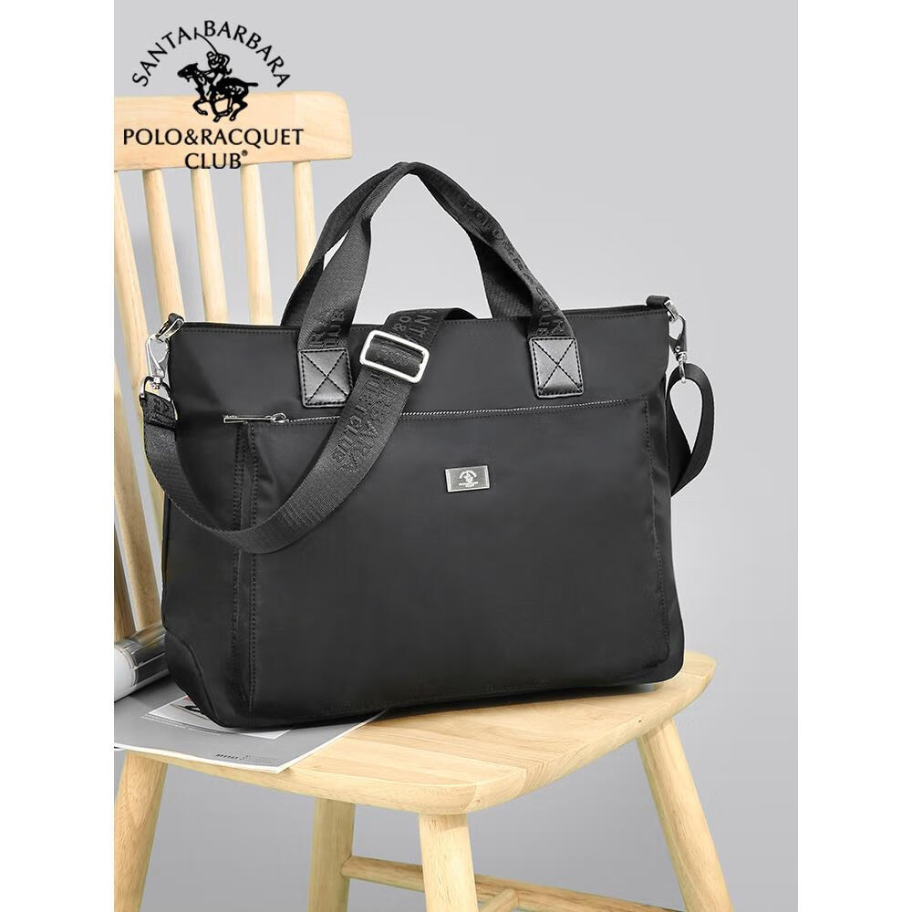 圣大保罗(santa barbara polo & racquet club)圣大保罗帆布手提包男