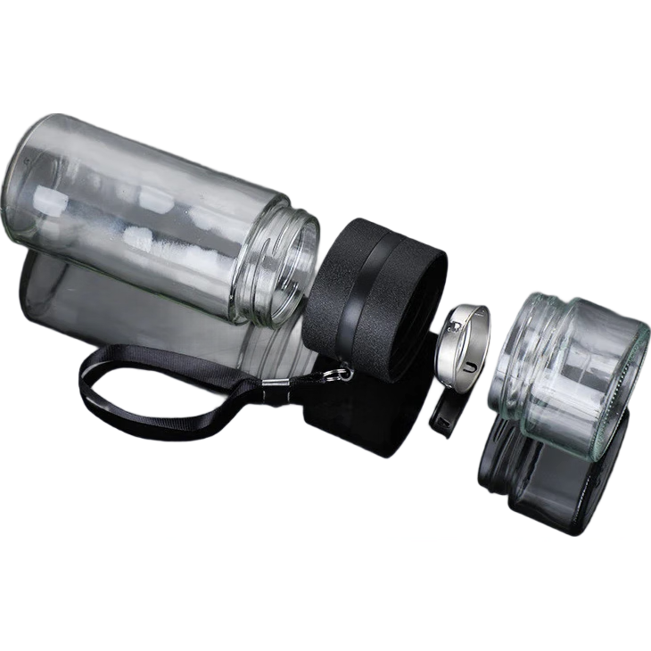 户外旅行冷泡杯茶水分离泡茶师400ML单层玻璃杯泡茶师礼品杯子 茶水分离杯400ml*1个【活动款】