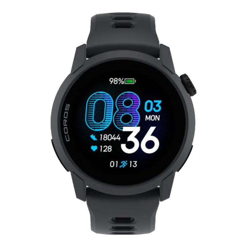 高馳(COROS) PACE 4 超輕型GPS運(yùn)動手表輕便舒適19天電池壽命睡眠追蹤觸摸屏精準(zhǔn) 跑步騎行登山體能訓(xùn)練 black