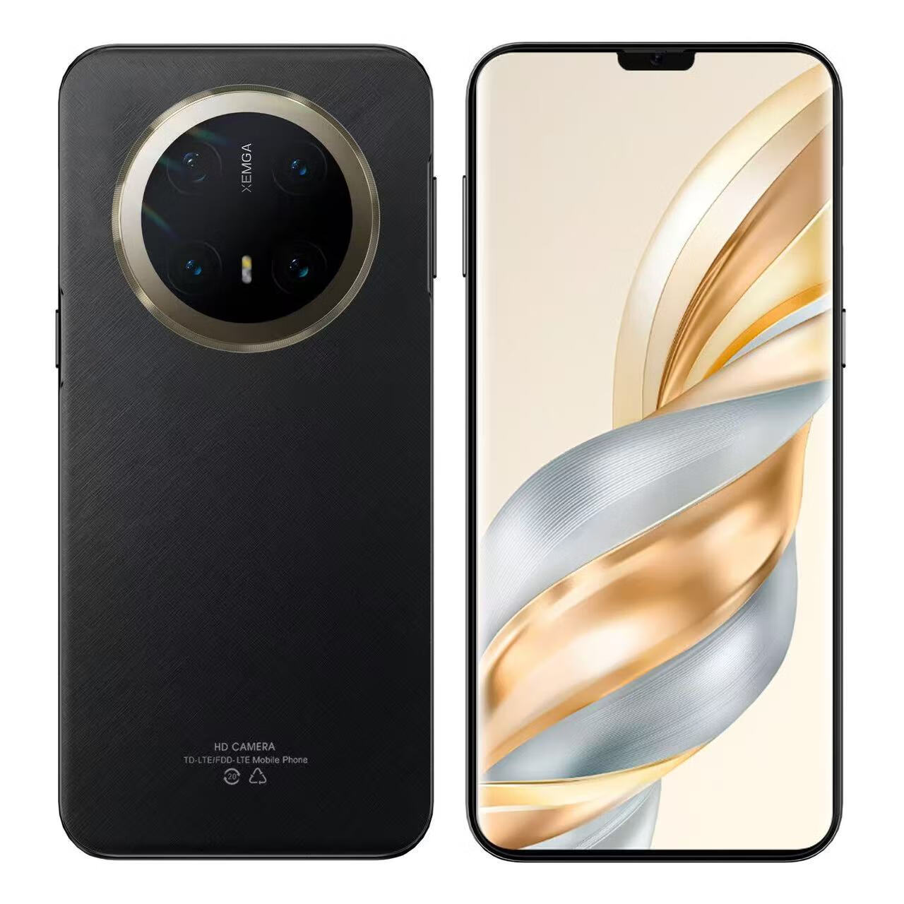 华为极简（HUWEI）2025新品手机M70Pro智能手机5G全网通1TB拍照智能手机快充老人学生游戏拍照电竞性能手机 墨韵黑 骁龙8代至尊芯片:16G运行+128G内存