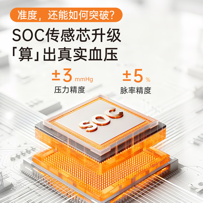 迈克凯尔手腕式电子血压计家用测量仪医用高精准测血压仪器医院专用 【医用级准】高精准芯片+充电语音+360°腕带