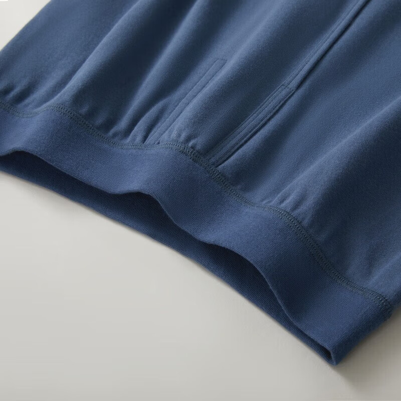 三枪(THREEGUN)秋衣秋裤保暖内衣套装纯棉抗静电舒服棉舒适圆领长袖长裤保暖内衣 钴蓝-男款 XL