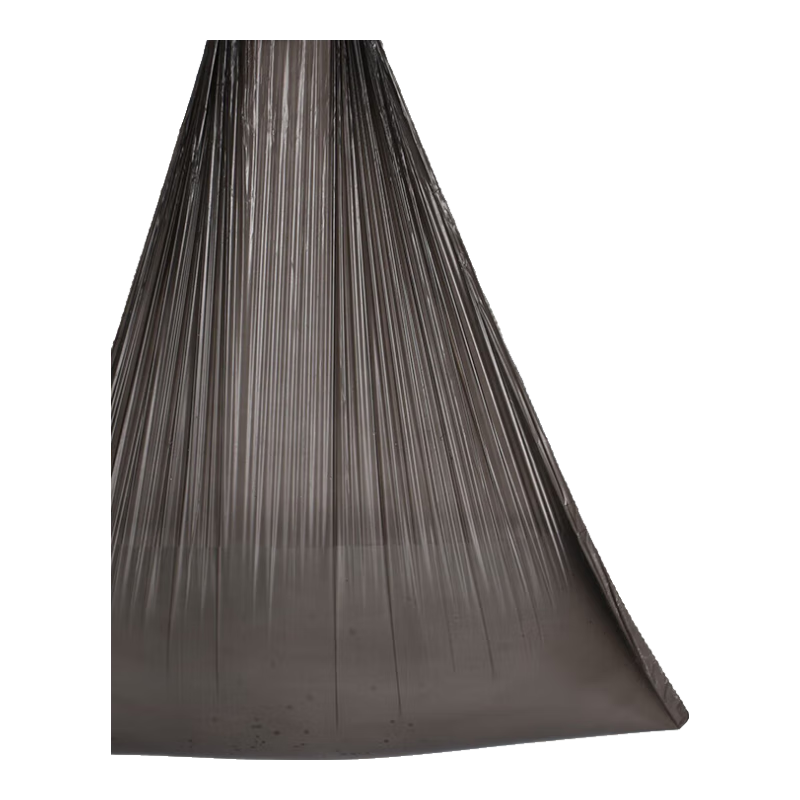 物萃抽绳垃圾袋家用手提式自动收口清洁塑料袋实惠装45*50cm颜色随机 抽绳式垃圾袋100只装