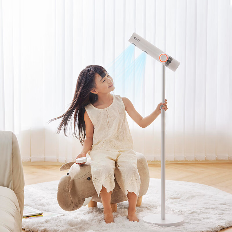 品仕乐立式吹风机新品懒人儿童护发电吹风落地免手持家用风筒 皓月白（pro标准版）