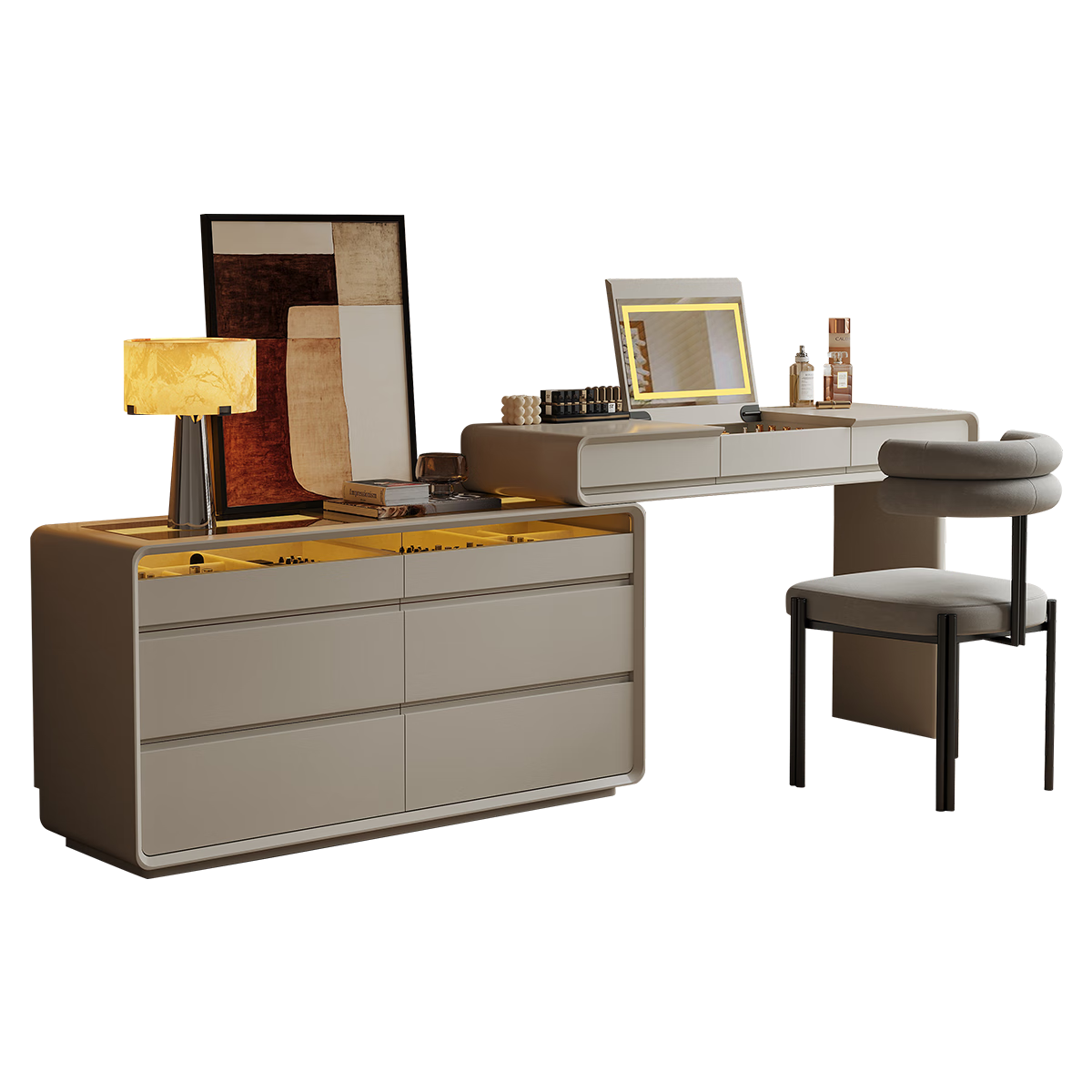 ��������  KSALOY������ױ̨����һ���������ɻ�ױ�������ִ���Լ2026�¿����ι� ����ҡ��Դ�LEDױ����1.2����ױ̨+������+������ 1.2�׶�������ʵľ��㡿 4206.14Ԫ(������)