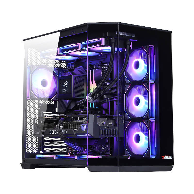 ��˶��ASUS��RTX5080����RTX5070Ti/5090D����i9 14900KF U7 265K rogȫ��Ͱ������Ϸ����̨ʽ��װ���������� U7 265KF+��˶RTX5080 ح��