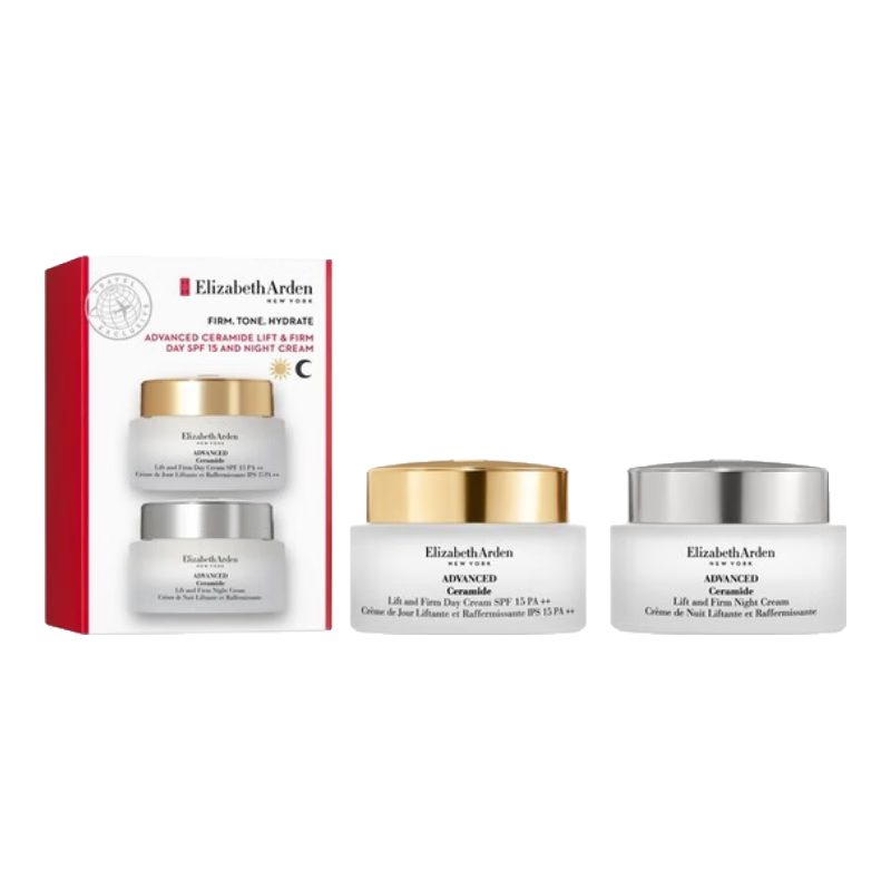 伊丽莎白雅顿时空焕活塑颜紧致面霜晚霜套装