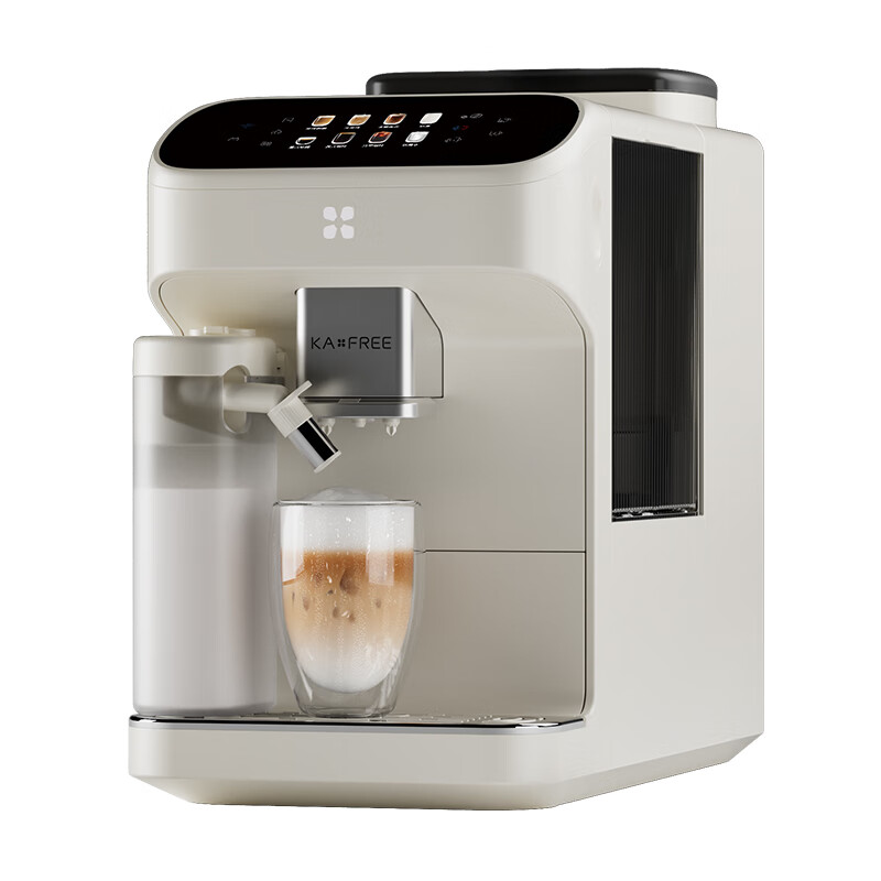 咖啡自由（KAxFREE）全自动咖啡机家用意式美式冷萃 奶泡机冷热双温绵云奶咖磨豆机SF1 Pro【政府补贴】 SF1Pro（月白色）