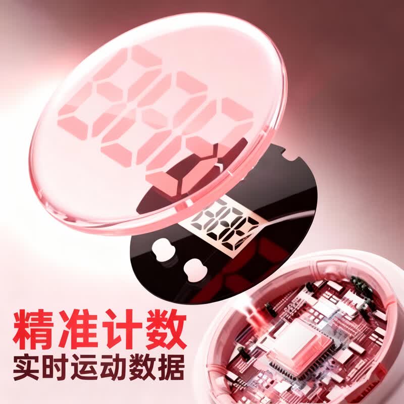 欧梵达夹腿训练器盆底肌训练器凯格尔训练器女练腿美腿神器健身器材 【充电计数/阻力可调/可拆卸绑带】-莫奈粉