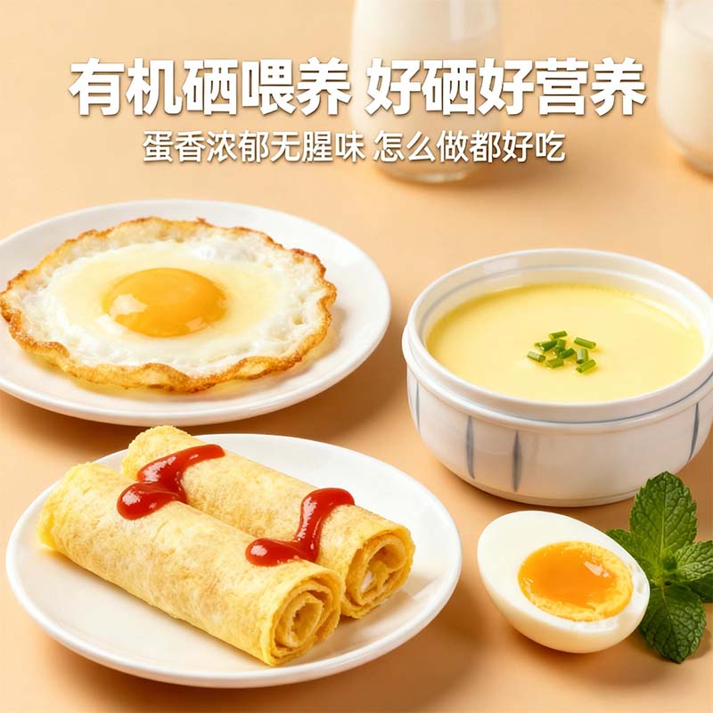 石沫湖富硒鸡蛋50g/枚 无抗谷物鲜鸡蛋  营养健康 源头直发 包邮 30枚净重3斤