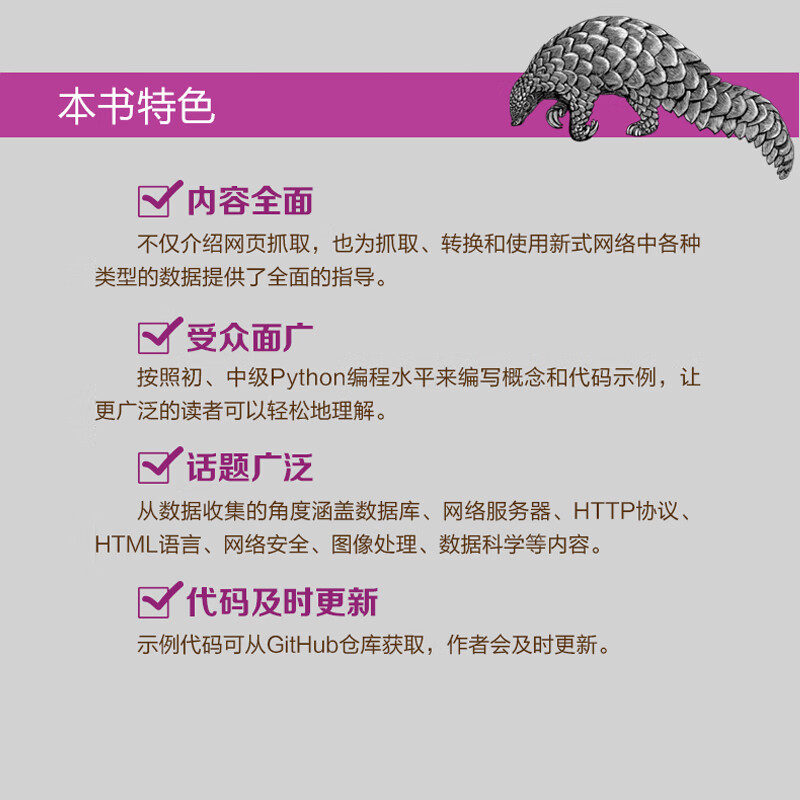 Python网络爬虫权威指南 第2版(图灵出品)
