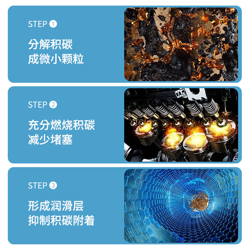 方卫士浓缩型燃油宝清除积碳添加剂汽车燃油系统清洁剂 蓝瓶燃油宝1瓶
