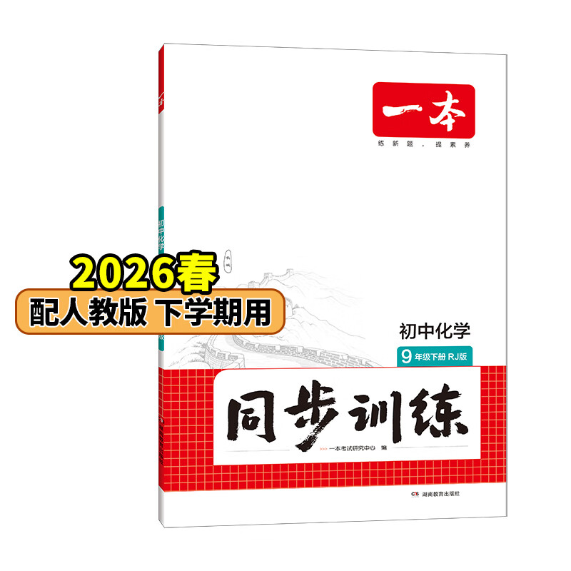 26春一本同步训练七八九年级下册语文数学同步练习册练习题版本任选初中初一初二初三语数英同步训练语文数学英语历史地理生物课本同步训练初中必刷题全国通用 9年级-化学-人教版 下册