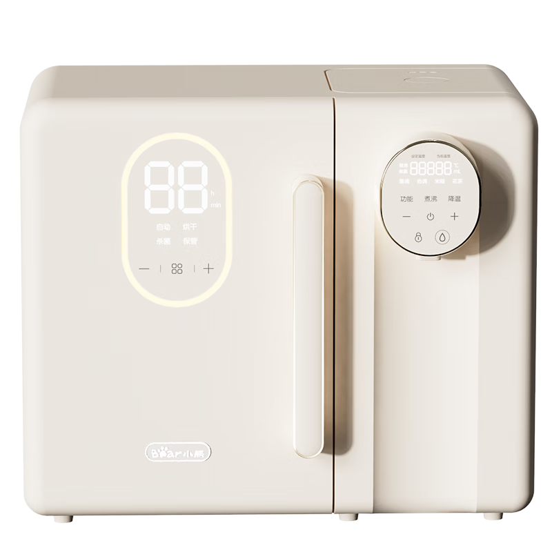 小熊(Bear)消毒泡奶一體機 消毒柜 恒溫水壺 消毒烘干一體 喂養臺12L+2L