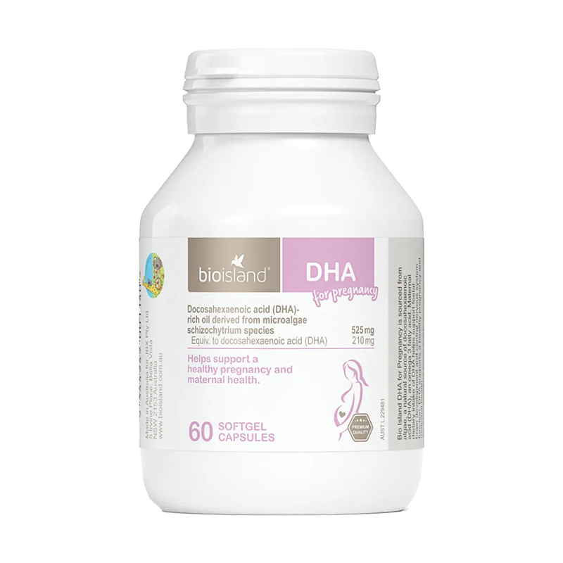 Bio Island佰澳朗德 孕妇DHA海藻油备孕孕期哺乳期软胶囊 澳洲进口  孕妇DHA