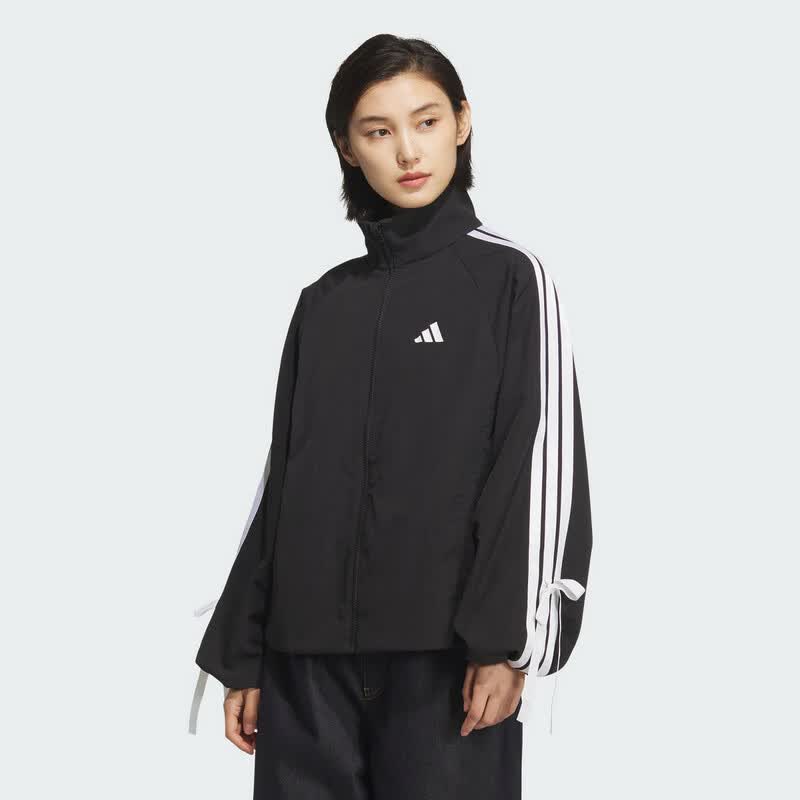 阿迪达斯（adidas）运动型格系列 女 DANCE WB 1 梭织夹克 KT5003 黑色 L