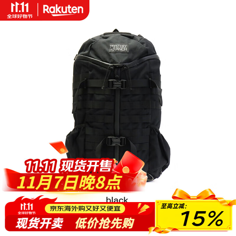 MYSTERY RANCH神秘农场背包突击登山包27L大号大容量牧场户外男士女士 日本直邮 BLACK 27L