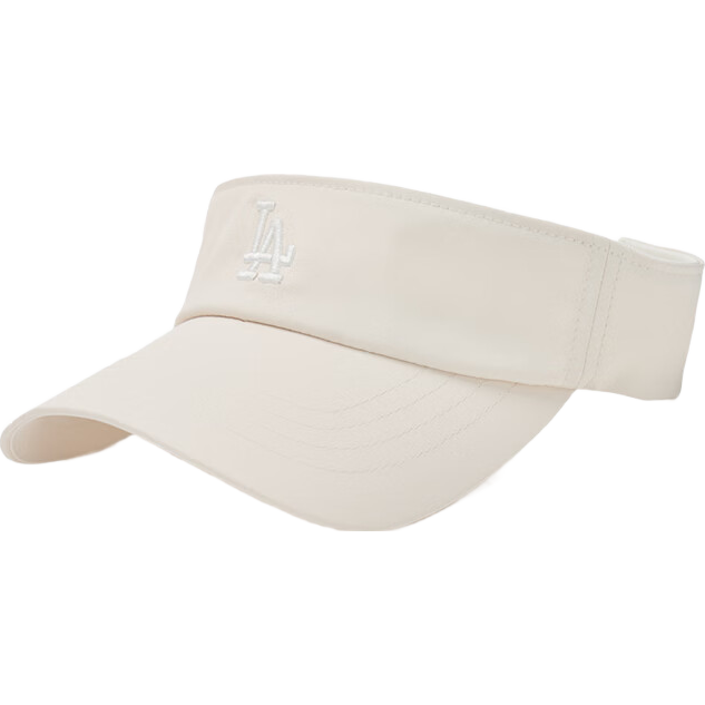 MLB男女兒童帽子 時(shí)尚運(yùn)動(dòng)休閑空頂帽戶外遮陽帽潮流漁夫帽 洛杉磯道奇隊(duì)/麻奶油色 F3