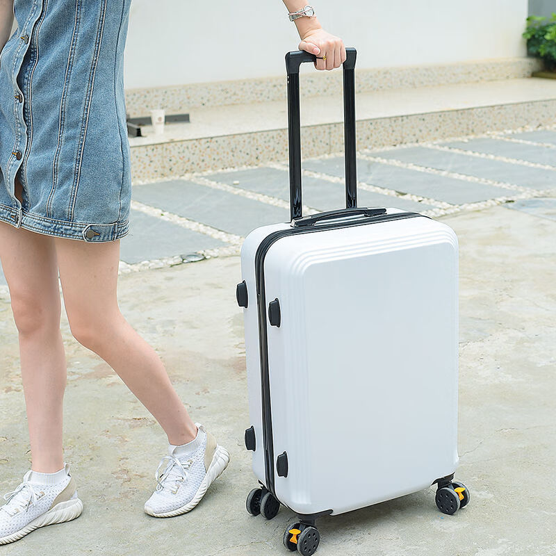 小米宝宝们官旗(MI)新宽拉杆行李箱女高颜值旅行箱男学生密码箱结实耐用 天空蓝【升级宽拉杆-子母箱】 30寸