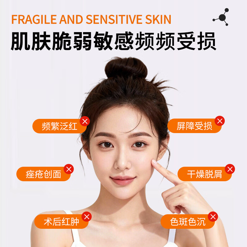 GEKX医用透明质酸钠修复凝胶皮肤修护凝胶eokk凝胶优恒opuu凝胶AEKZ 3支周期装【再现娇嫩肌肤】立省118元