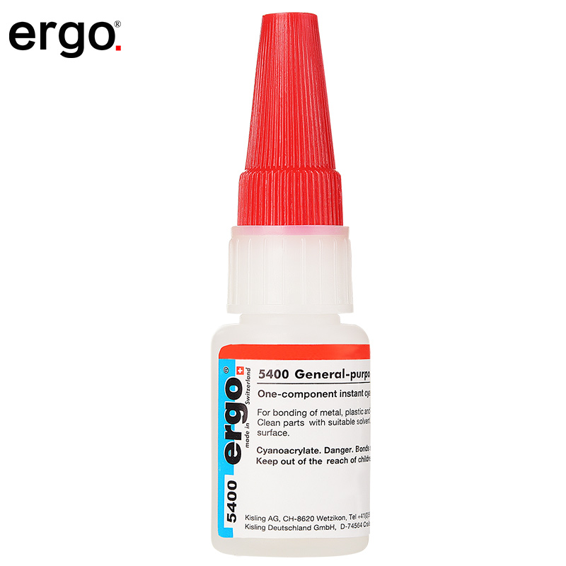 ergo5400瑞士进口强力透明快干胶水粘金属塑料陶瓷木材铁非万能胶502