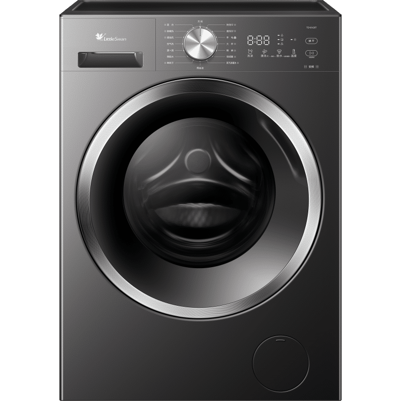 小天鹅（LittleSwan）滚筒洗衣机全自动家用 带烘干洗烘一体 10KG大容量 超薄 TD10V28T以旧换新 国家补贴 自营 内衣洗